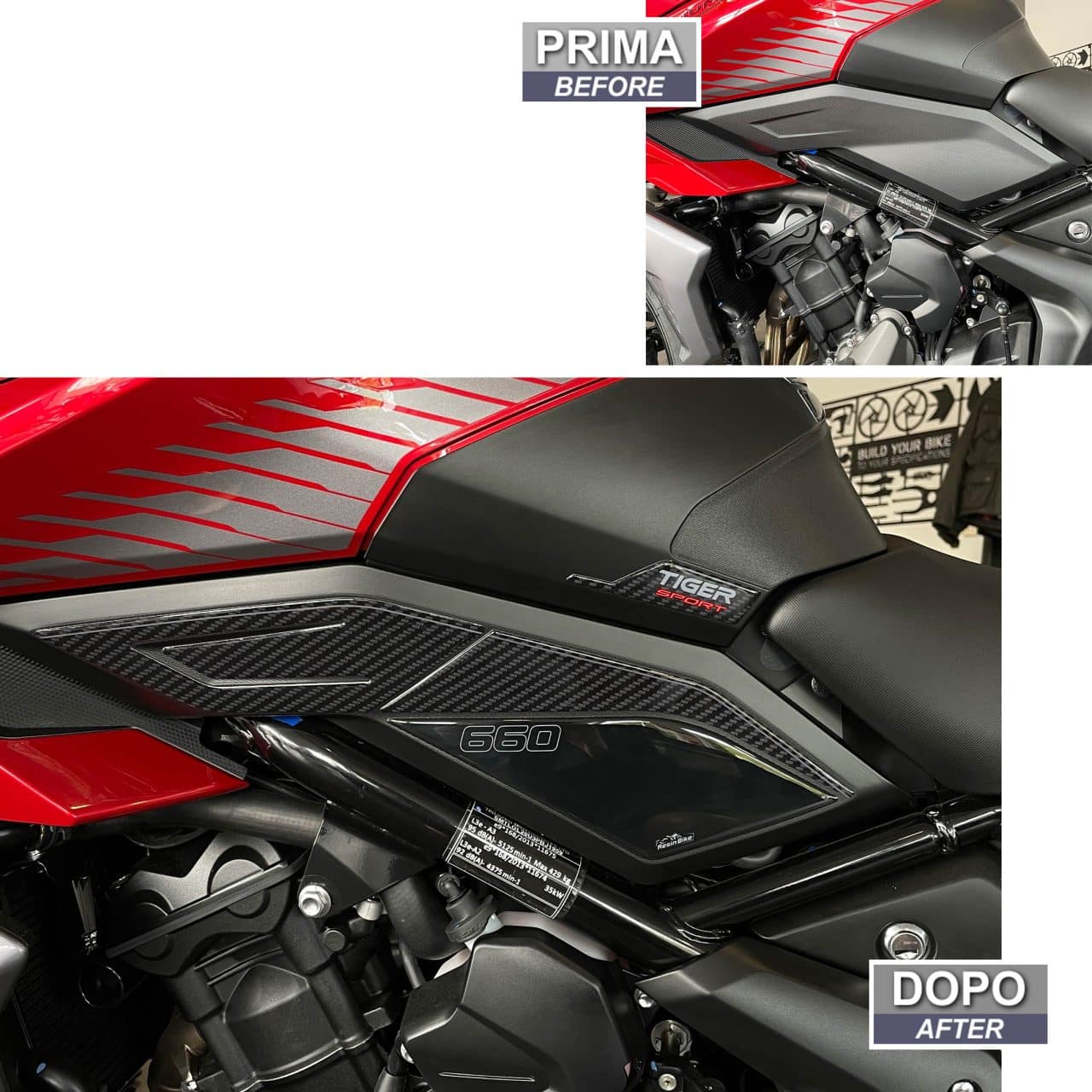 Autocollant Moto compatibles avec Triumph Tiger Sport 660 2022-2023 Latérales – Image 3