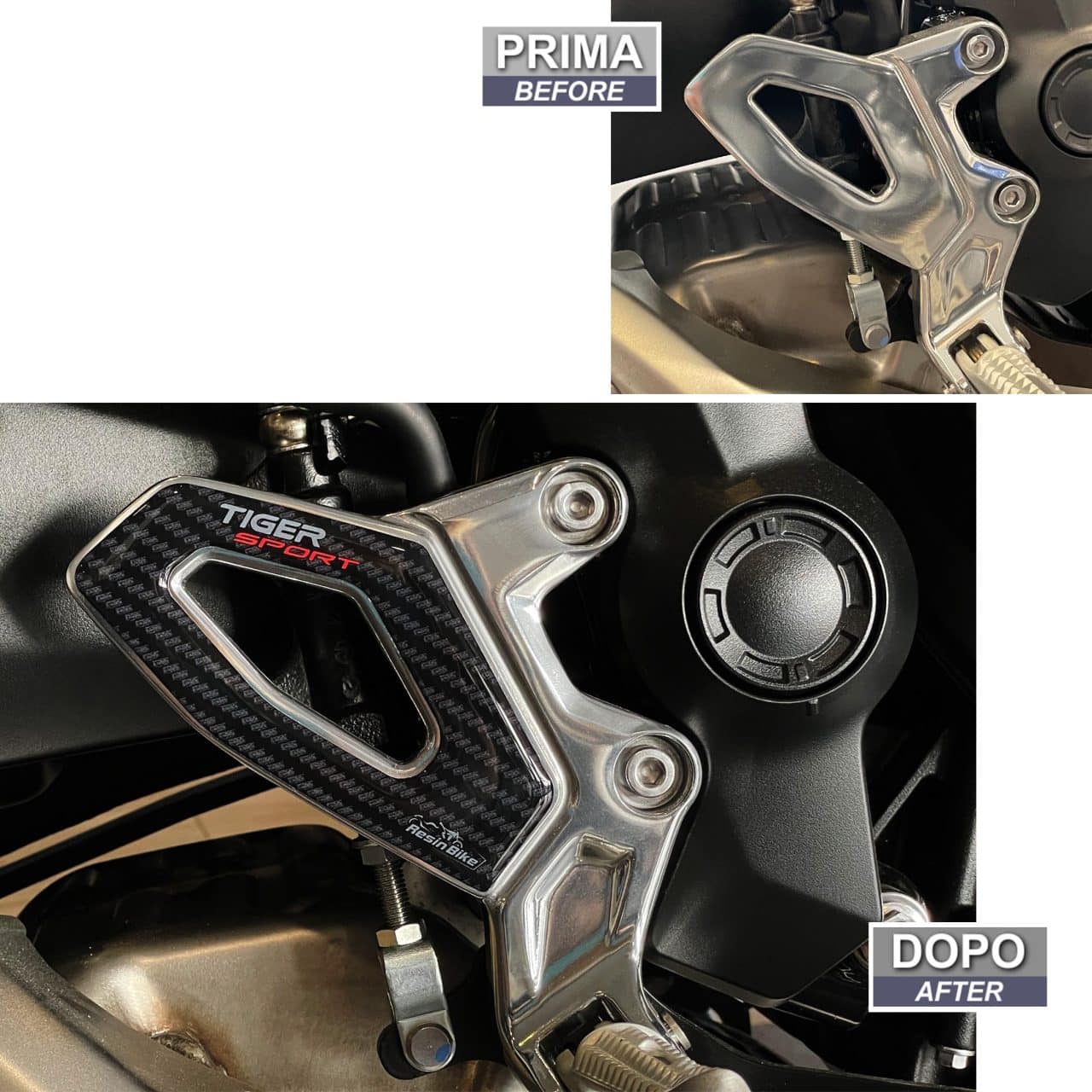 Autocollant 3D compatible avec Triumph Tiger Sport 660 2022-2023 Seuils de Porte – Image 3