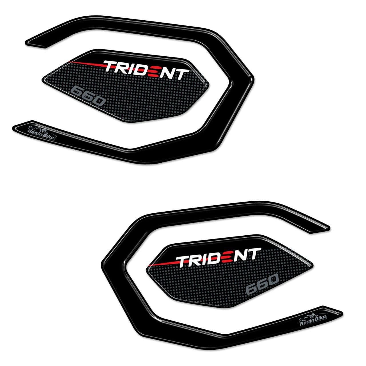 Motorcycle Stickers 3D compatible with Triumph Trident 660 2021-2023 Heel Pad - Image 2