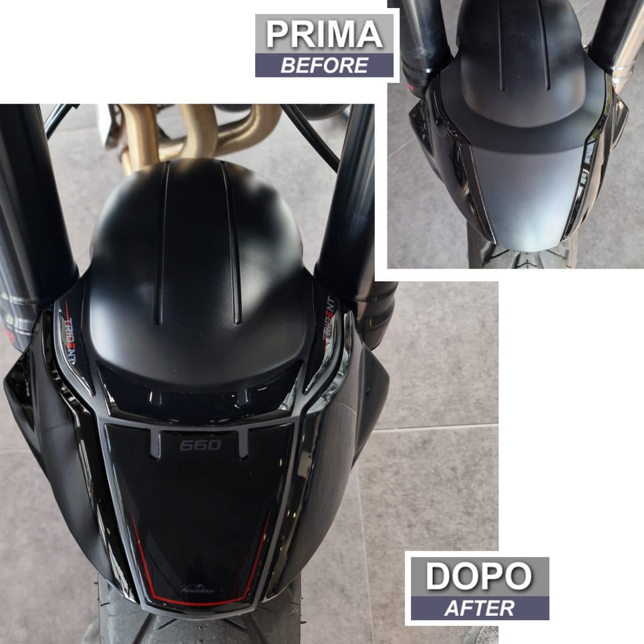 Autocollant Moto 3D compatibles avec Triumph Trident 660 2021-2023 Garde-Boue – Image 3