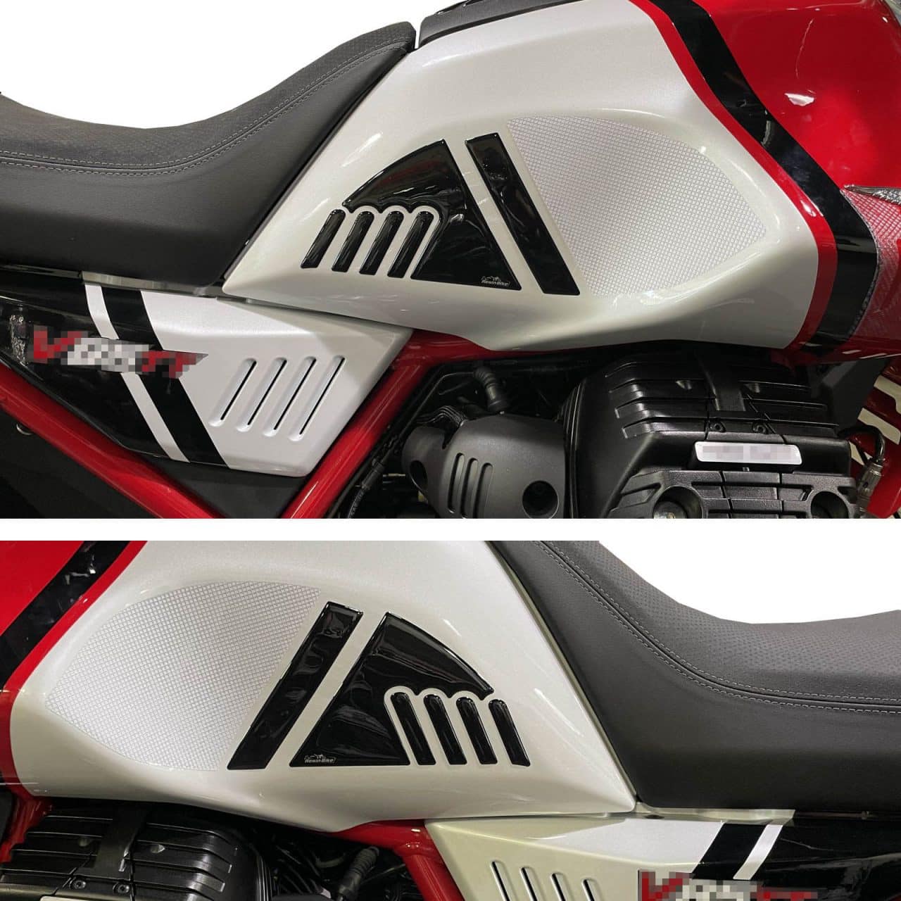 Kit Tank Basic Stickers 3D compatible with Moto Guzzi V85 TT 2021-2022 - Image 2