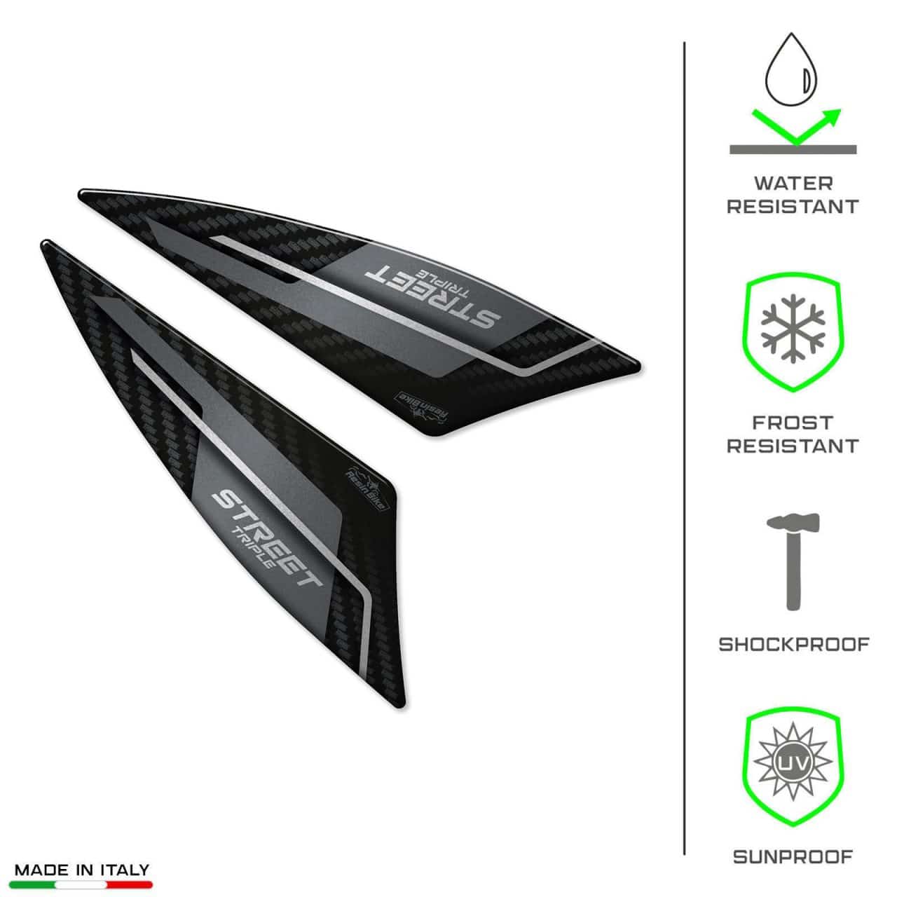 Stickers 3D compatible with Triumph Street Triple 765 RS 2023 Tail Section - Image 7