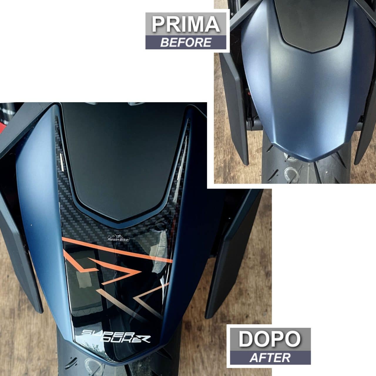 Motorcycle Stickers 3D compatible with KTM 1290 R Super Duke 2022-2023 Fender - Image 3