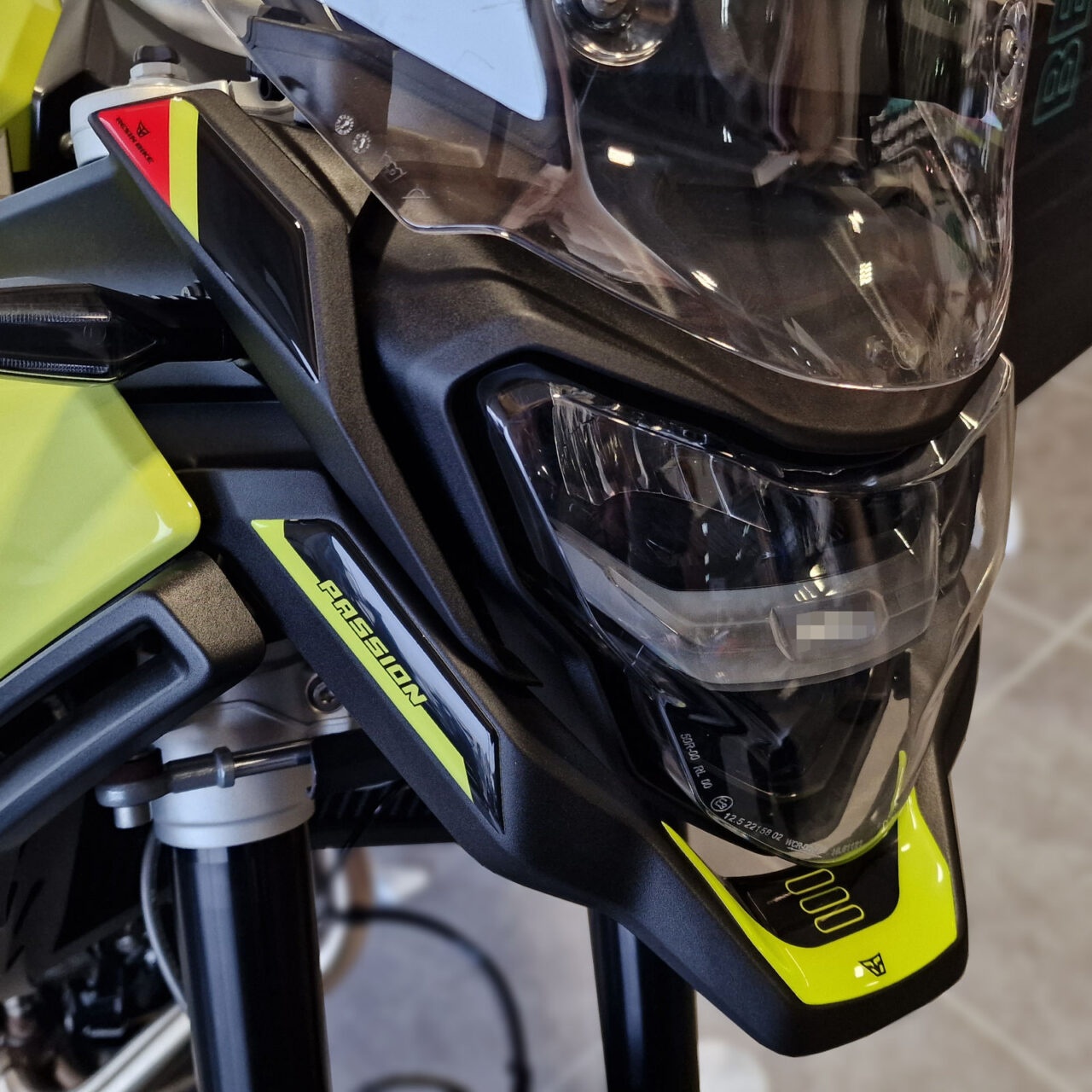 Adesivi 3D compatibili con Bmw F 900 GS Passion 2024 Protezione Puntale