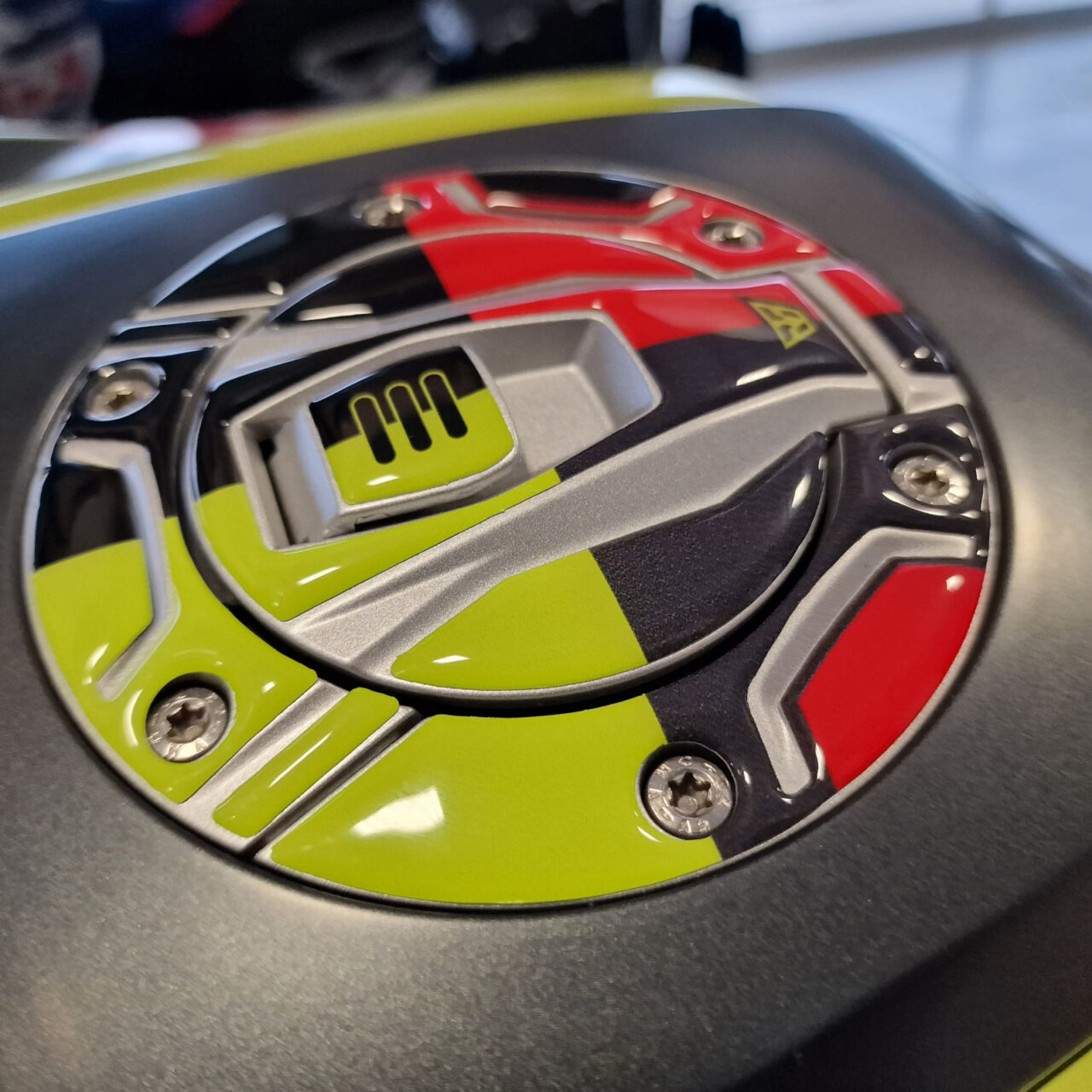 Aufkleber 3D Motorrad Kompatibel mit BMW F 900 GS Passion 2024 Tankdeckelschutz – Bild 5