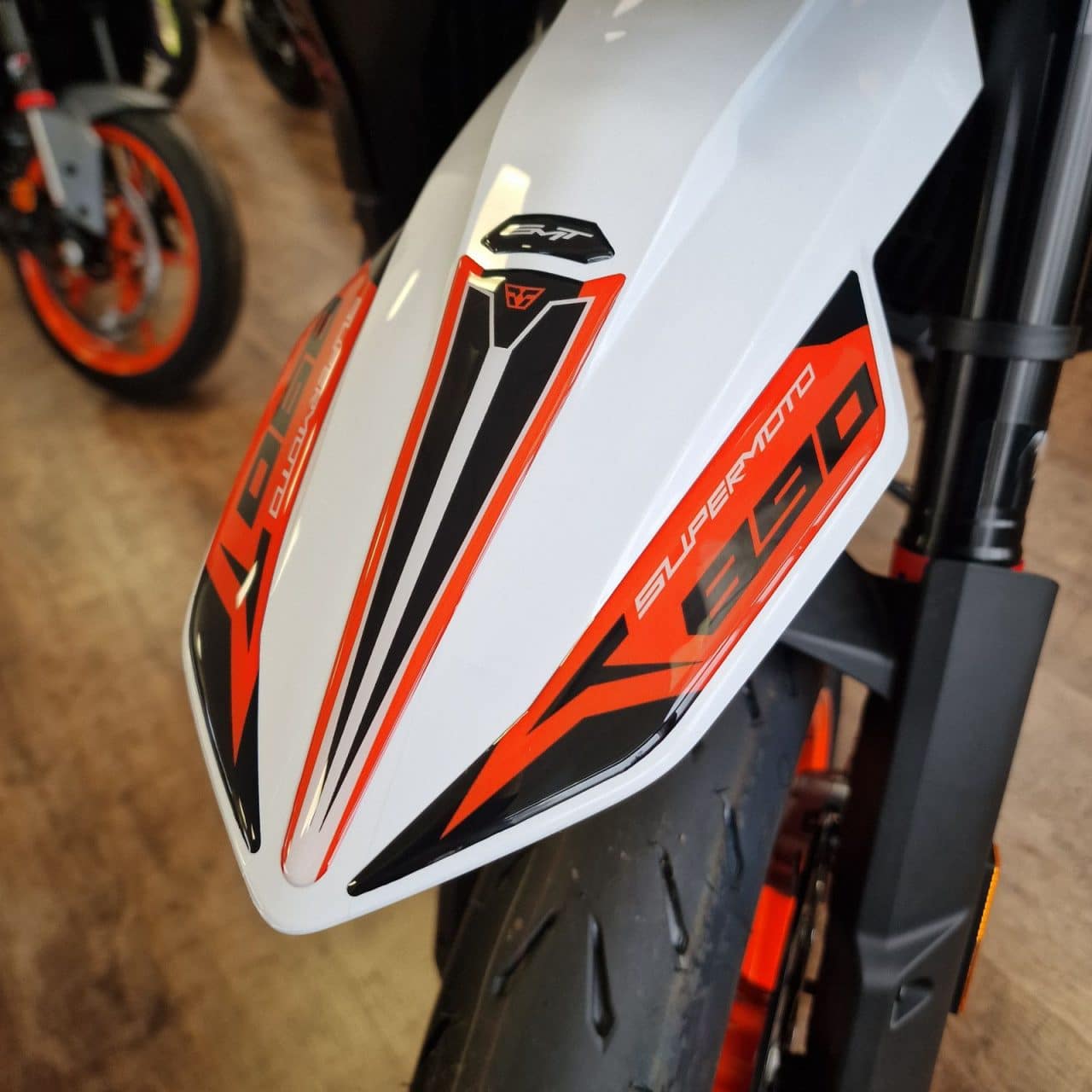 Autocollant Moto 3D compatibles avec KTM 890 SMT 2023-2025 Garde-Boue – Image 5