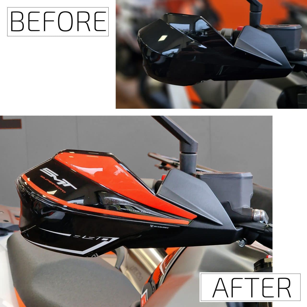 Motorcycle Stickers 3D compatible with KTM 890 SMT 2023-2025 Handguards - Image 3