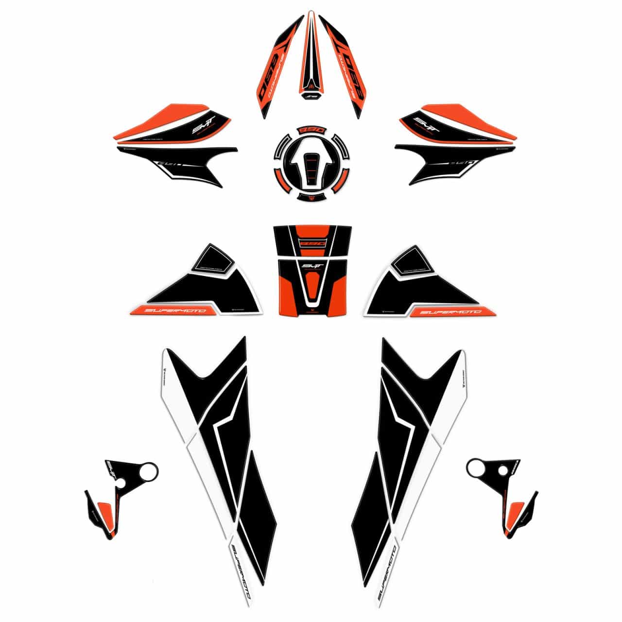 Kit Tank Full Motorcycle Stickers 3D compatible with KTM 890 SMT 2023-2025