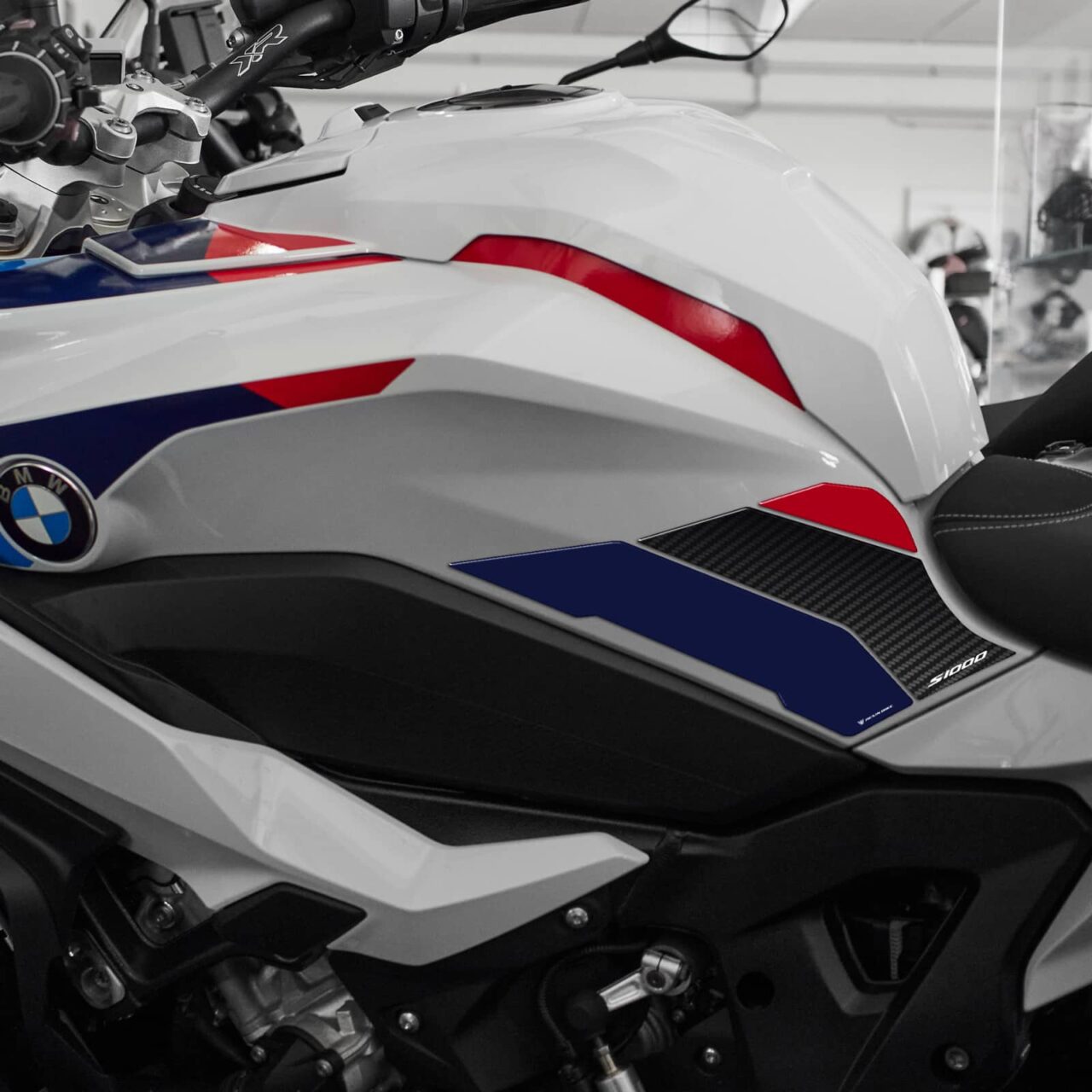 Stickers 3D compatible with BMW S 1000 XR 2020-2024 Tank Side Protectors