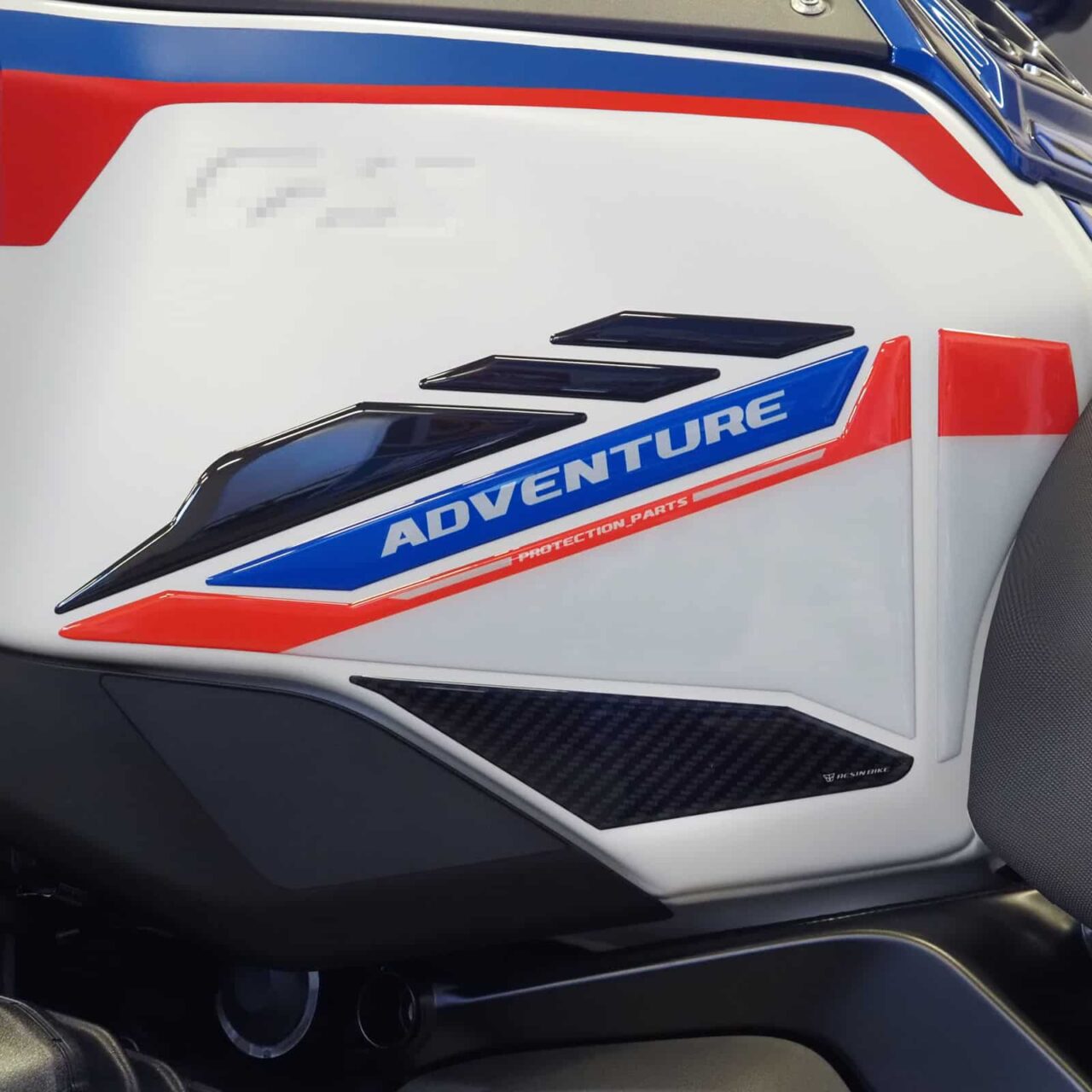 Autocollant 3D compatibles avec Bmw GS 1300 Adventure Trophy 2025 Latérales