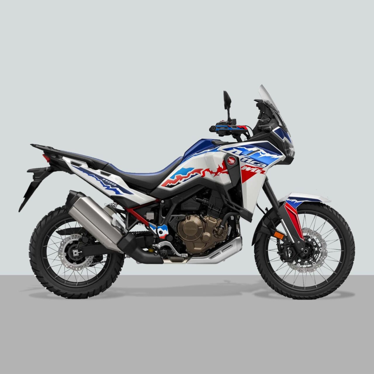 Kit Serbatoio Adesivi 3D compatibili con Honda Africa Twin 1100 2024-2025 - Image 2