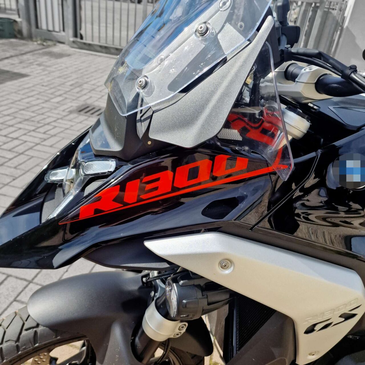 Aufkleber 3D Motorrad Kompatibel mit Bmw R1300GS 2023-2025 Seitliche Spitze Fluo – Bild 4