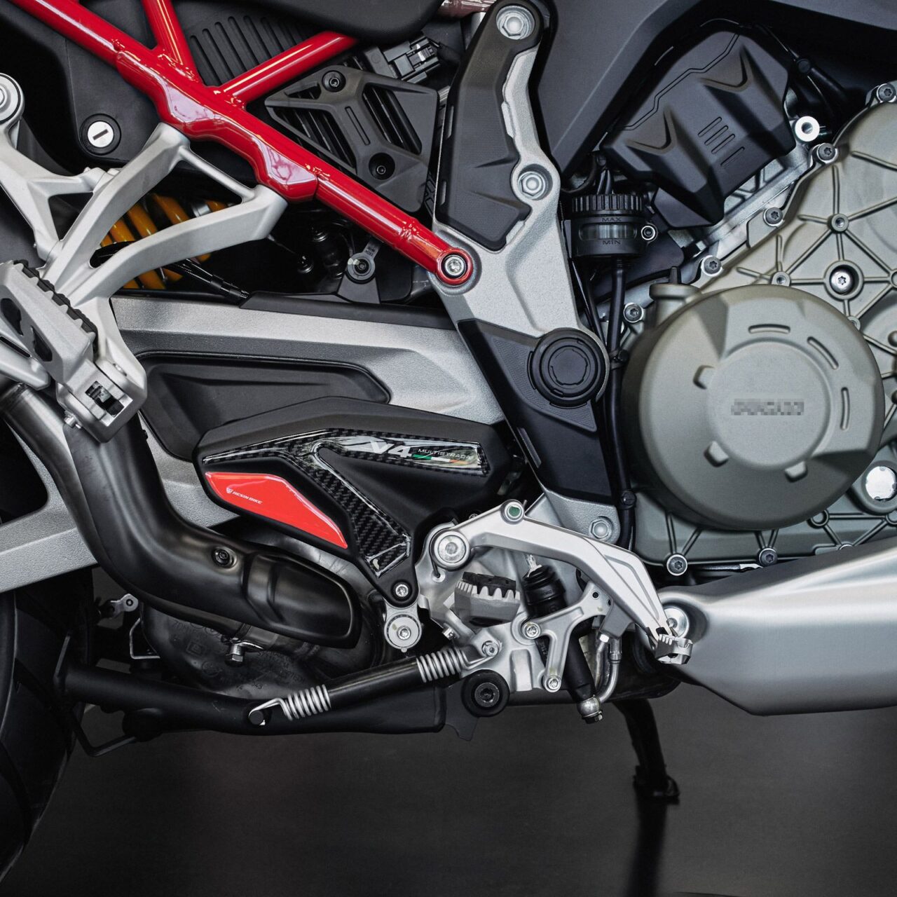 Aufkleber 3D Kompatibel mit Ducati Multistrada V4 - V4s 2024-2025 Fersenschützer – Bild 5