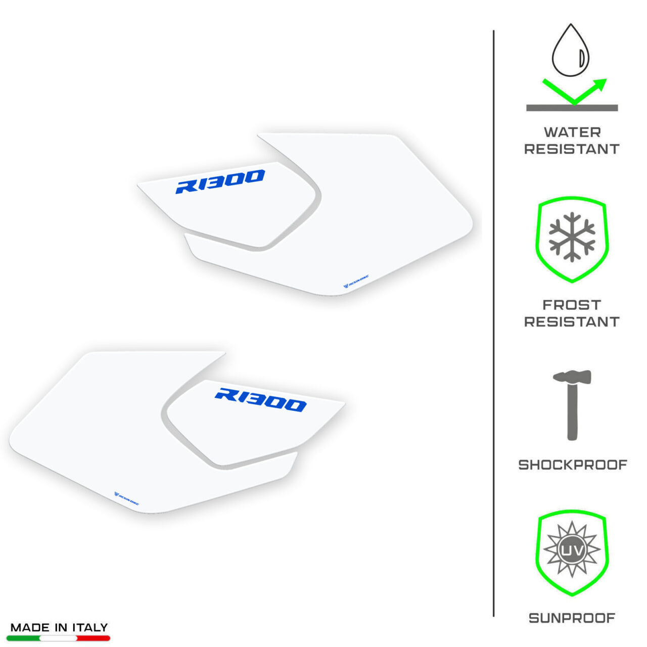 Adhesivos compatibles con Bmw R 1300 GS Light White 2025 Laterales de Tanque - Imagen 6