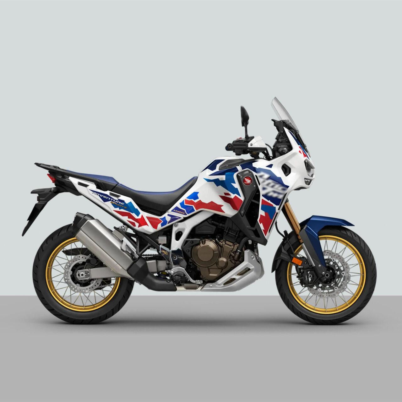 Kit Full Stickers 3D compatible with Honda Africa Twin 1100 Adventure 2024-2025 - Image 2