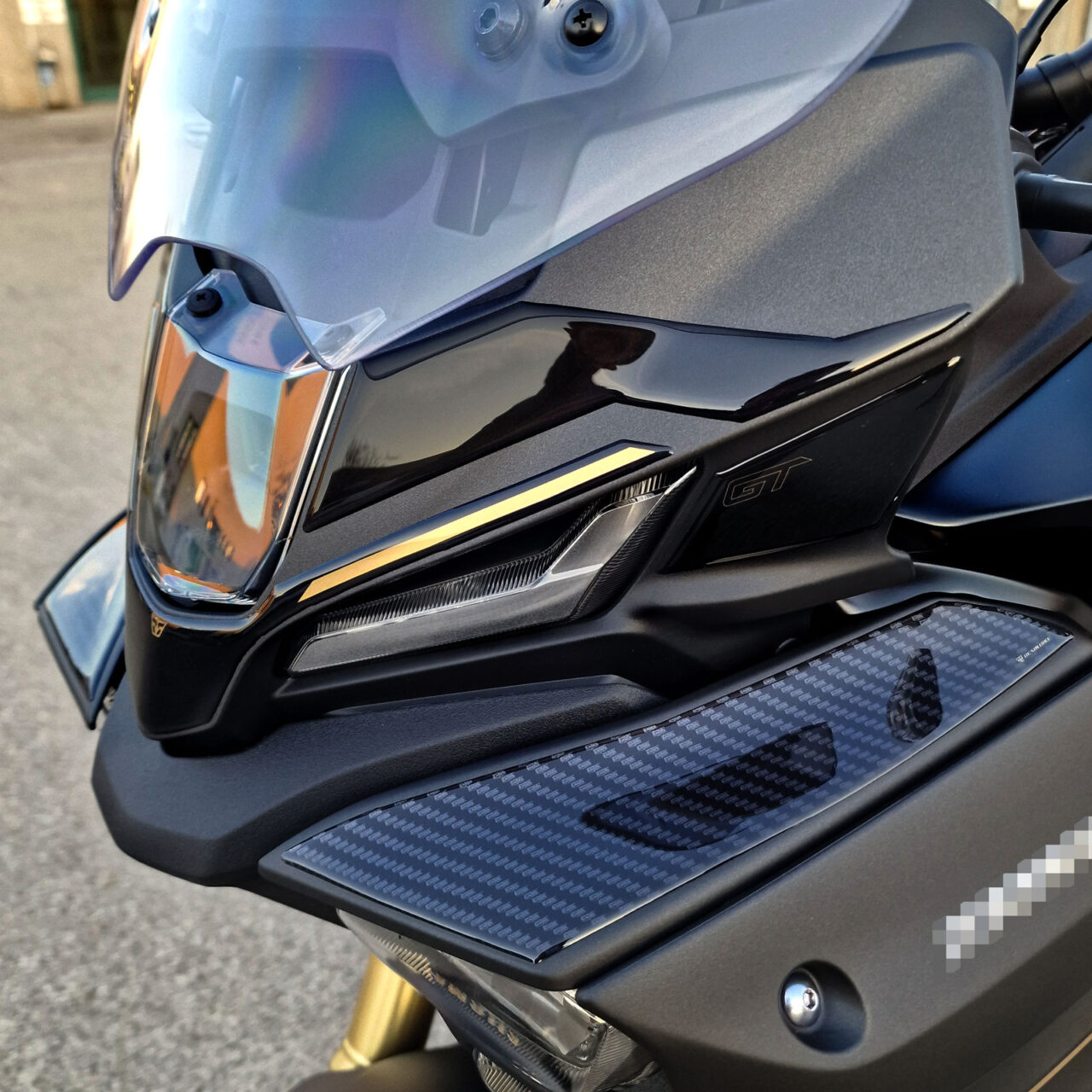 Adhesivos 3D de Moto compatibles con Yamaha Tracer 9 GT 2025 Protecciones Cúpula