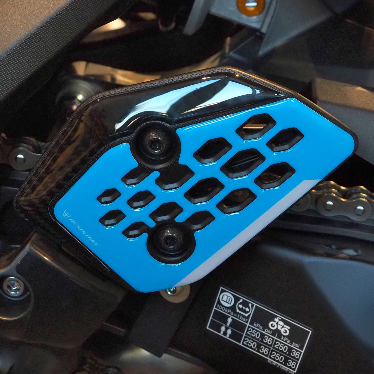 Kit Completo Adesivi 3D compatibili con Yamaha MT 07 2025 Protezione Ice Storm - Imagen 8