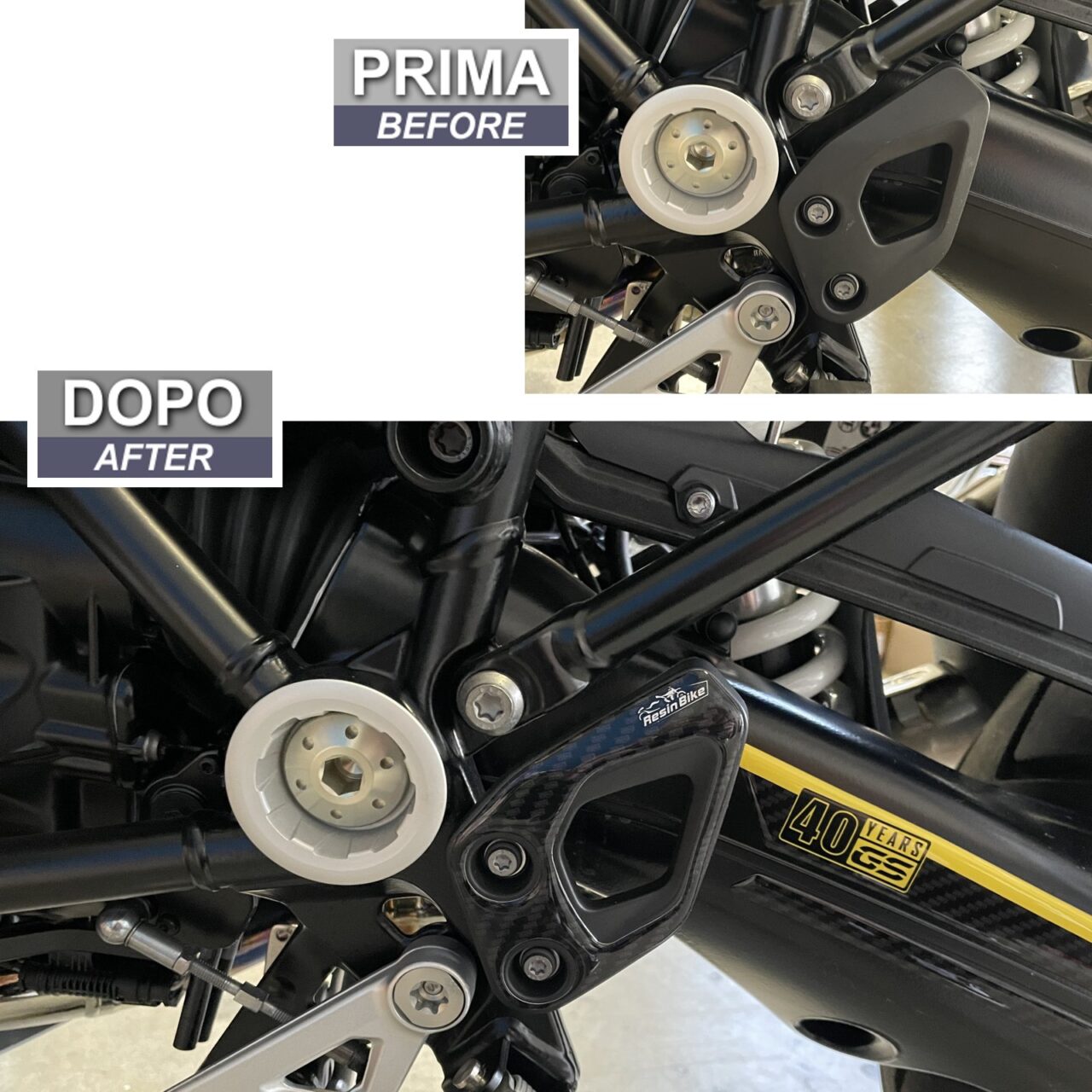 Adhesivos 3D compatibles con Bmw R 1250 GS - GS Adventure Protector de Talón - Imagen 3