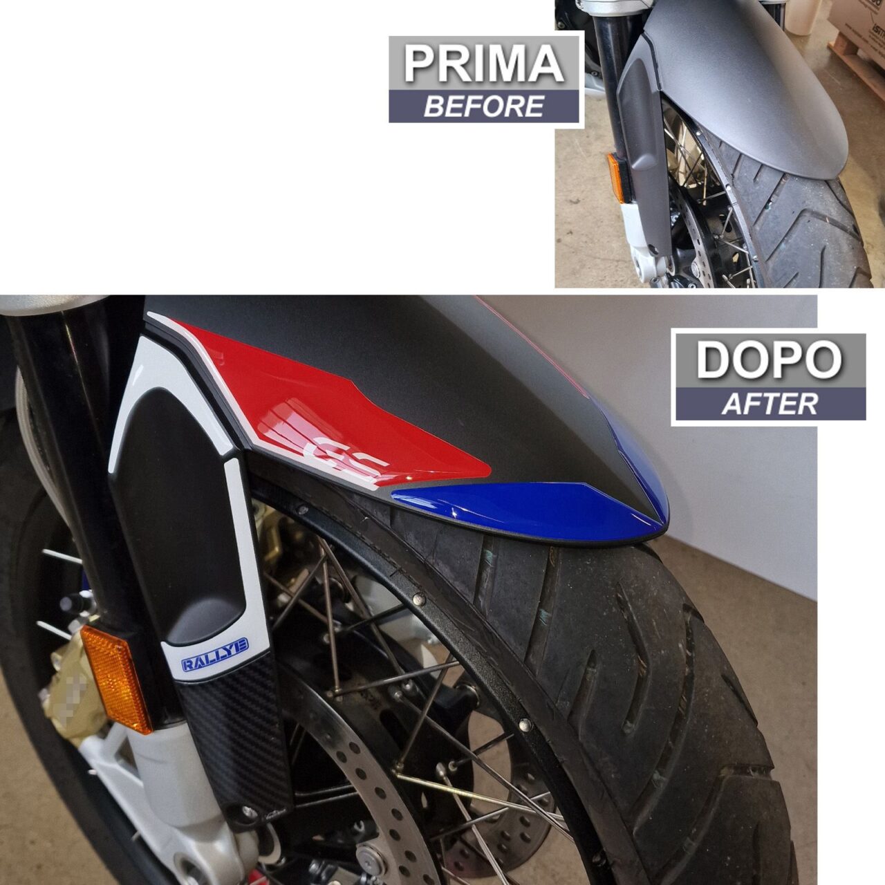 Adesivi 3D compatibili con BMW R 1250 GS - GS Adventure 2019-2024 Parafango - immagine 3