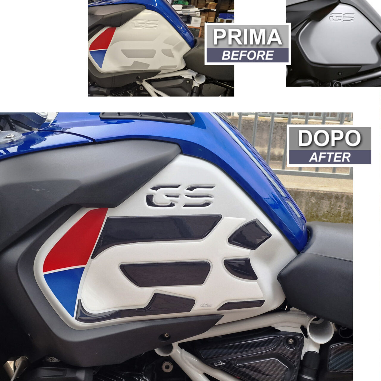 Stickers 3D compatible with BMW R 1250 GS Adventure HP 2019-2024 Tank Side - Image 3