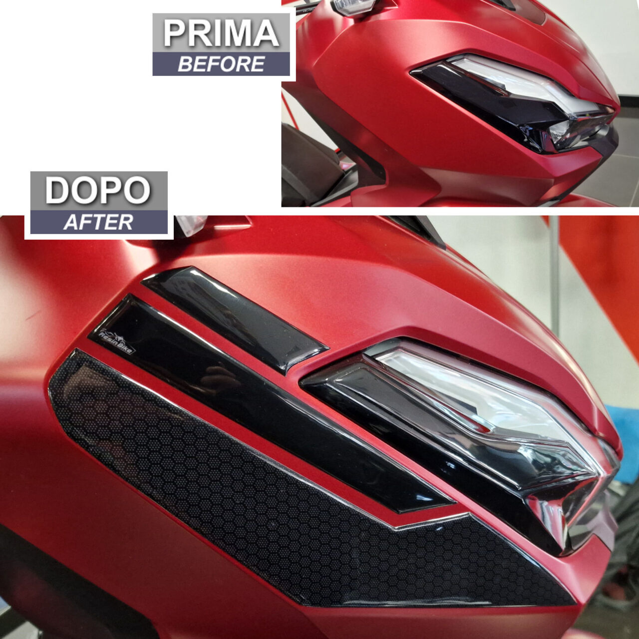 Adesivi 3D compatibili con Honda ADV 350 2022 2025 Paraspigoli - immagine 3