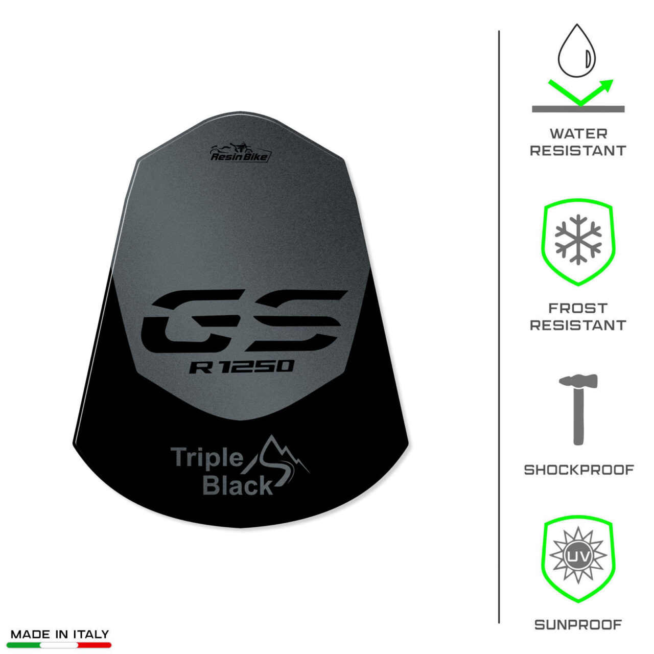 Adesivi 3D compatibili con BMW GS 1250 Adventure Triple Black 2021-2024 Puntale - Imagen 7