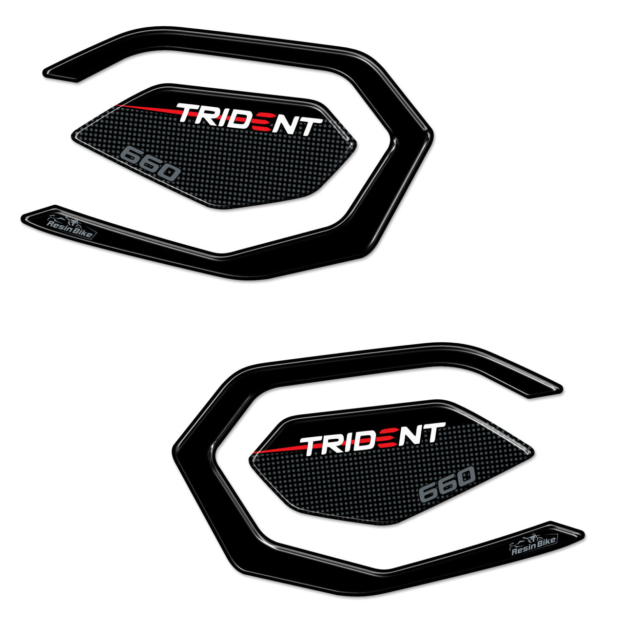 Adhesivos 3D compatibles con Triumph Trident 660 2021-2025 Protector de Talón - Imagen 2