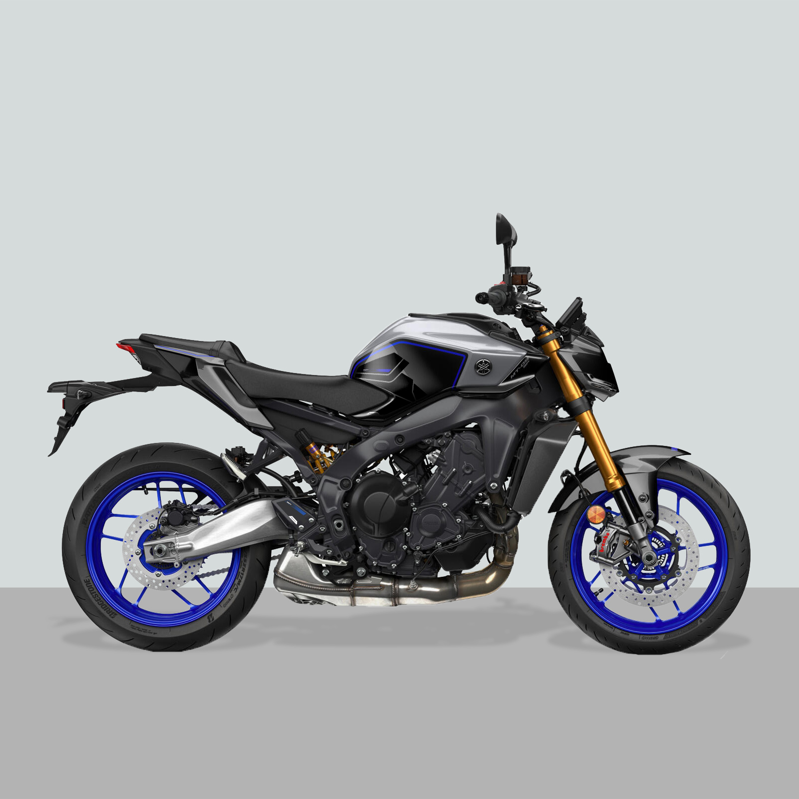 Autocollant Moto compatibles avec Yamaha MT 09 SP 2024-2025 Latérales Réservoir – Image 2