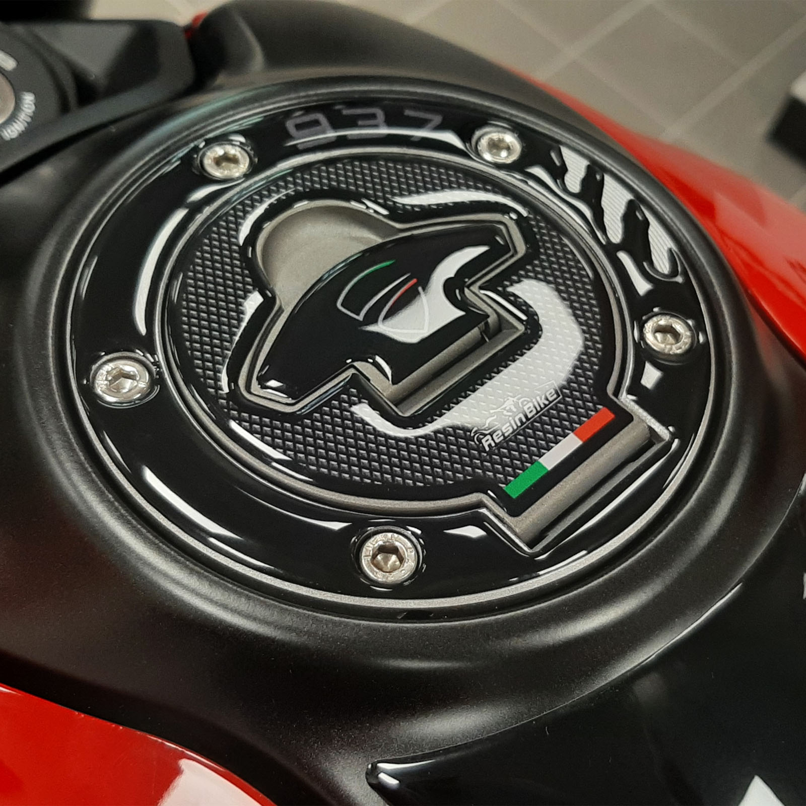 Kit Tanque Full Adhesivos de Moto compatibles con Ducati Monster 937+ 2021-2026 - Imagen 5
