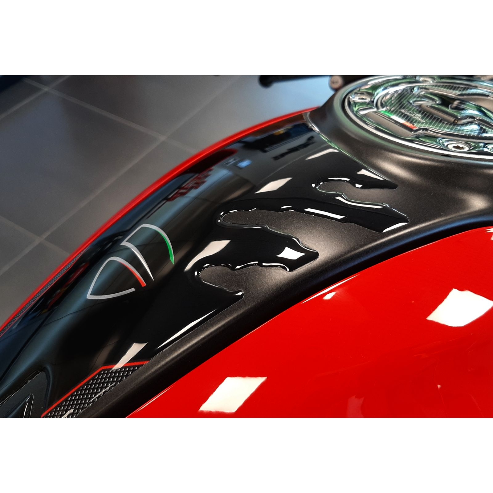 Aufkleber 3D Kompatibel mit Ducati Monster 937 2021-2026 Tank-Schutzfolie – Bild 4