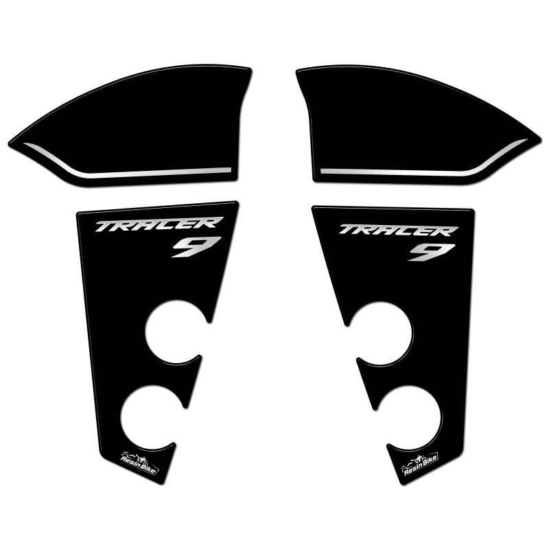 Autocollant Moto 3D compatibles avec Yamaha Tracer 9 2021-2026 Garde-Boue