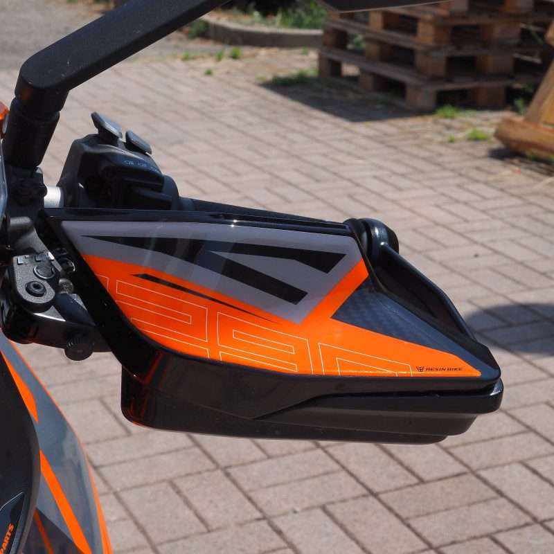 Aufkleber 3D Moto Kompatibel mit KTM 1290 Super Duke GT 2019-2024 Handschützer