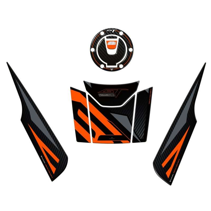 Kit Tank Basic Aufkleber 3D Motorrad Kompatibel KTM 1290 Super Duke GT 2019-2024