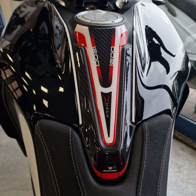 Paraserbatoio Adesivi 3D compatibili con Moto Morini X-Cape 1200 2026 Protezione