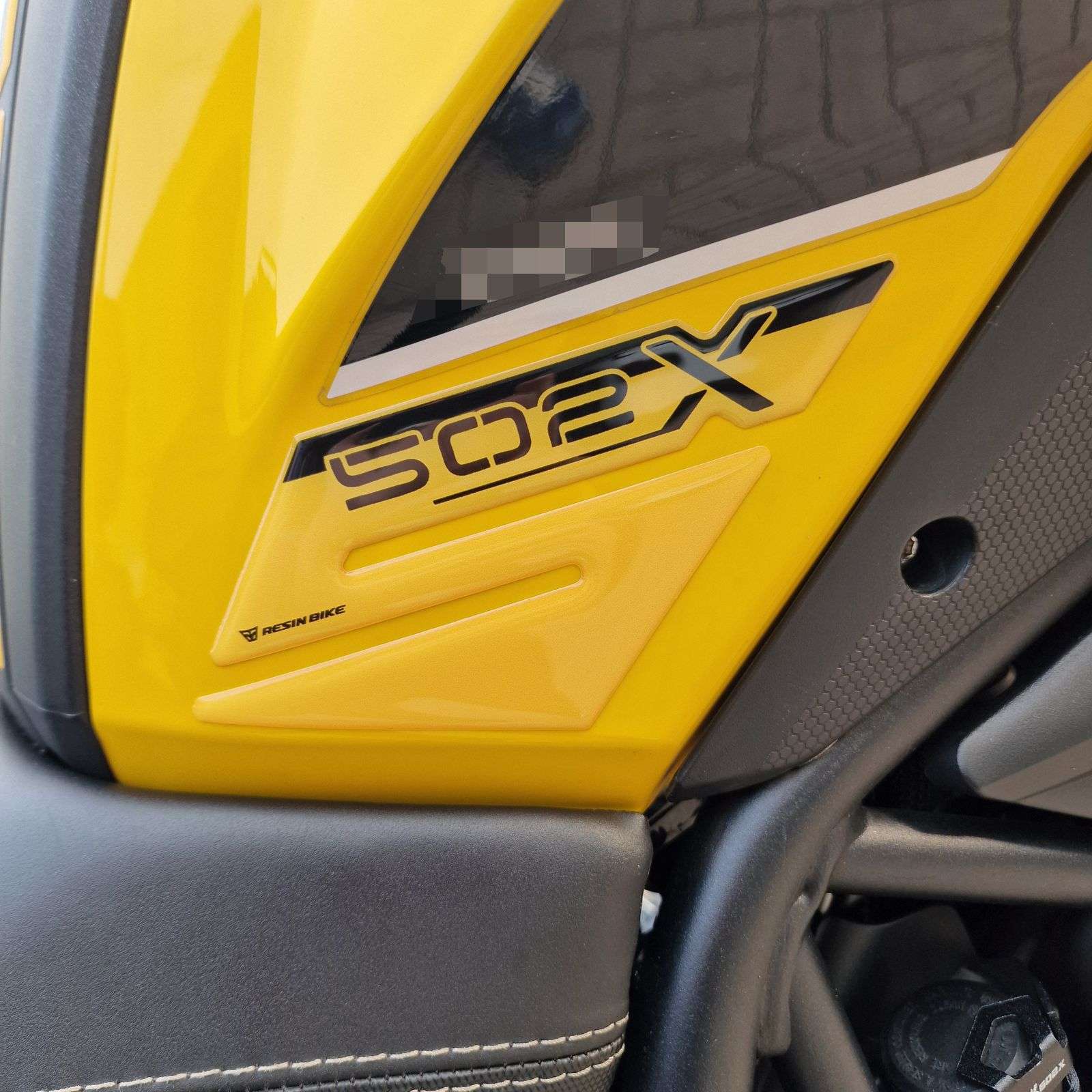 Pegatinas 3D compatibles con Benelli TRK 502X 2021-2026 Yellow Tanque Deposito - Imagen 5