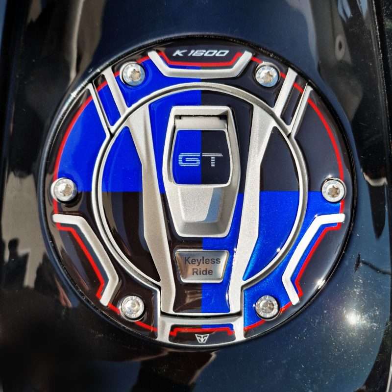 Adesivi 3D compatibili con BMW K 1600 GT 2022-2026 Sport Tappo Serbatoio