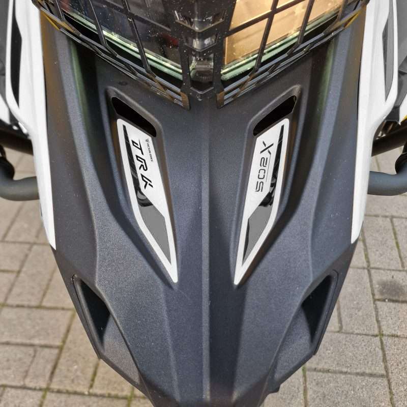 Adesivi 3D compatibili con Benelli TRK 502X 2021-2026 Protezione Puntale