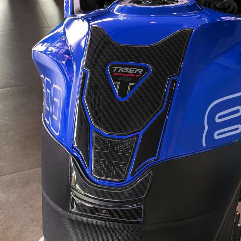 Paraserbatoio Adesivi 3D compatibili con Triumph Tiger Sport 800 2025-2026 Protezione