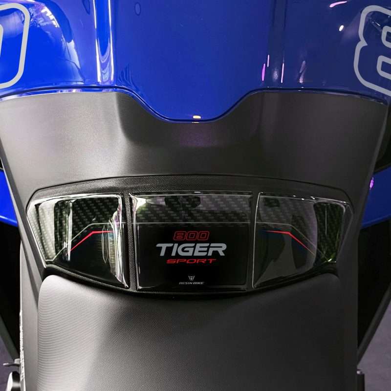 Adesivi 3D compatibili con Triumph Tiger Sport 800 2025-2026 Paraserbatoio Sella