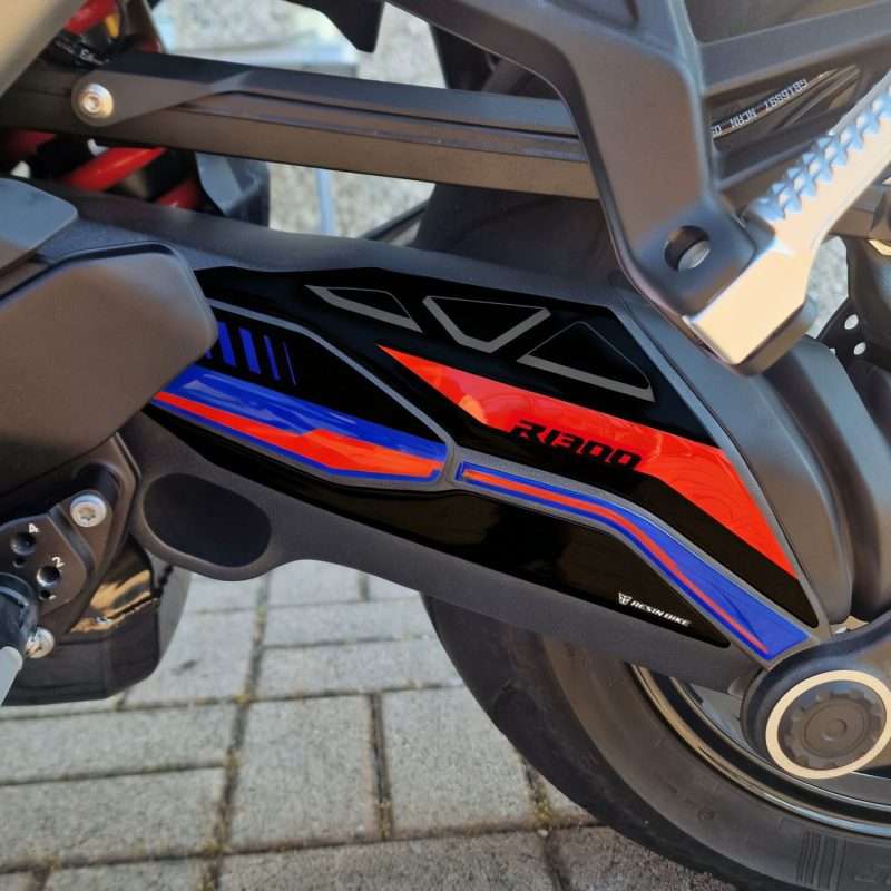 Adesivi 3D compatibili con BMW R 1300 RS - R 2025-2026 Protezione Forcellone