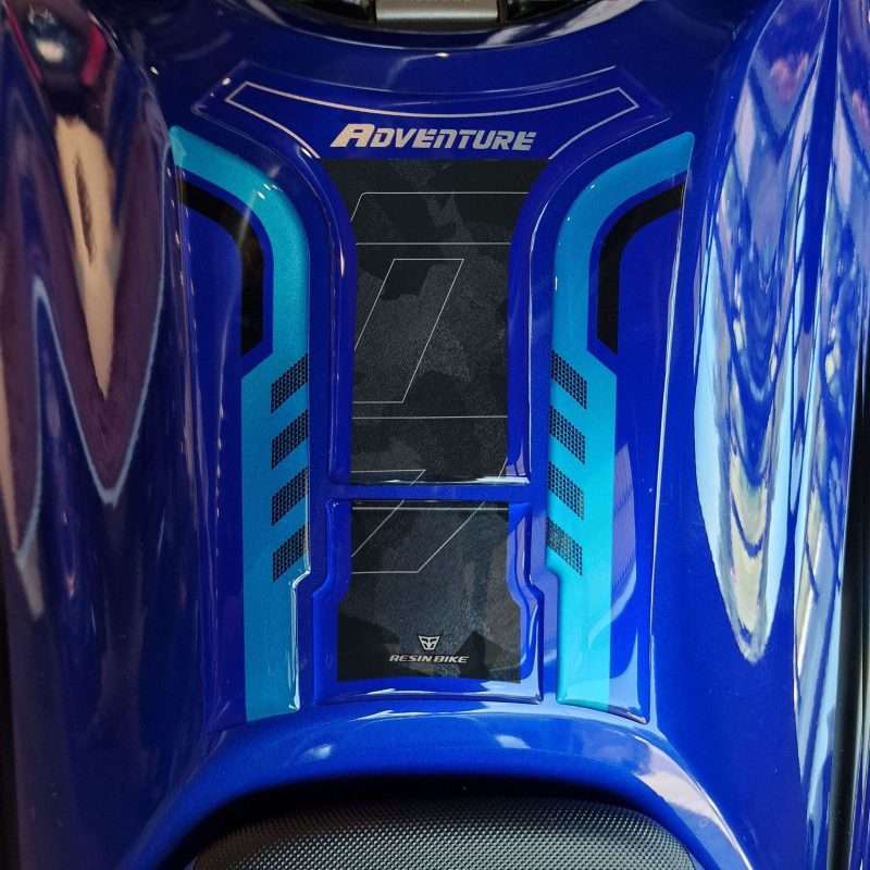 Paraserbatoio Adesivi 3D compatibili con Yamaha Tenere 700 2025-2026 Blu