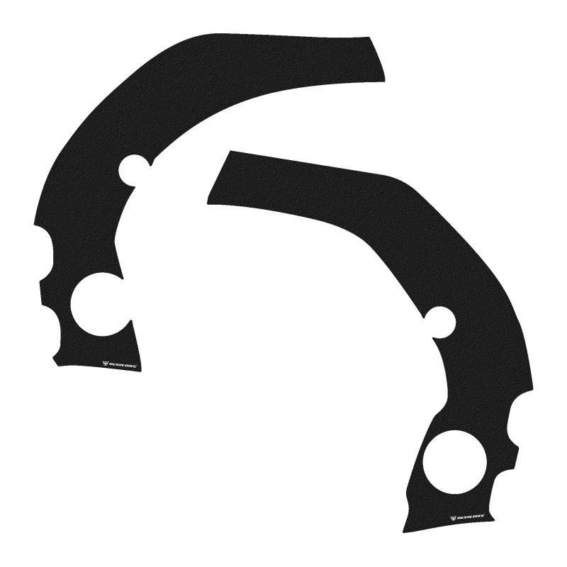 Autocollants Crystal Rugueux compatibles avec Yamaha R9 2025-2026 Cadre