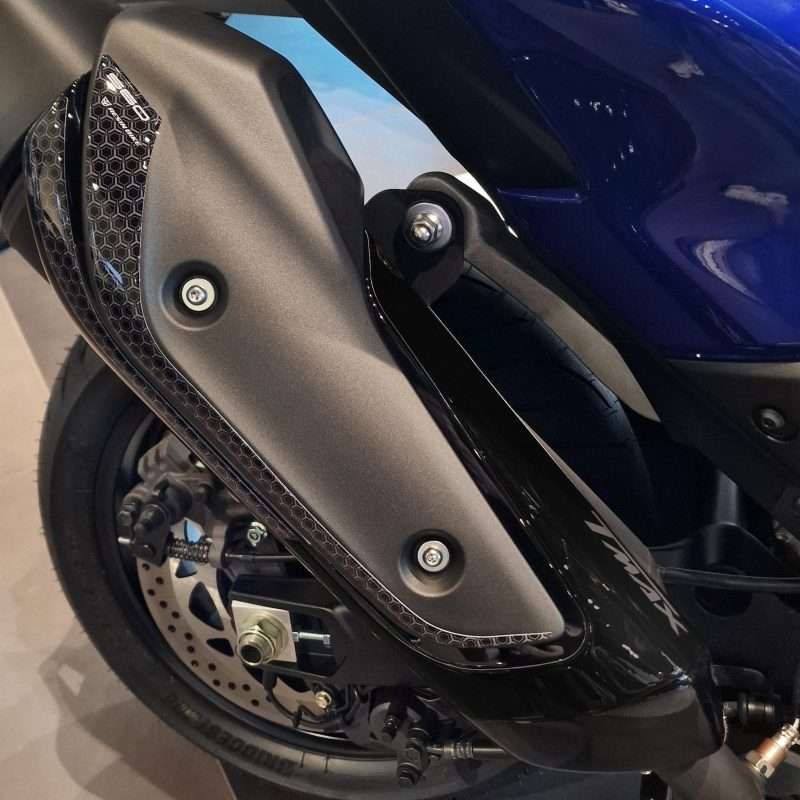Adhesivos 3D compatibles con Yamaha TMax 560 2025-2026 Escape / Silenciador