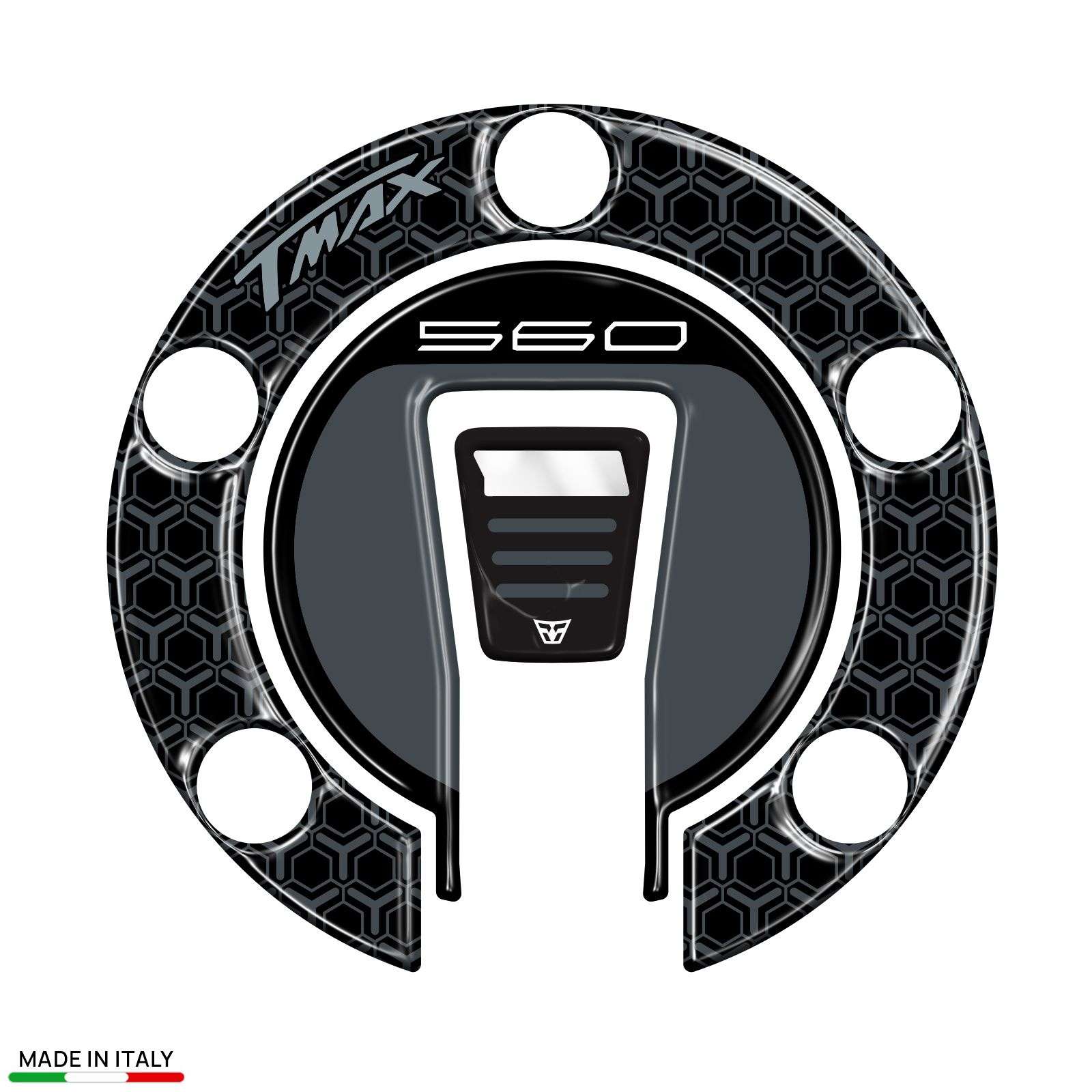 Pegatinas 3D Moto compatibles con Yamaha TMax 560 2025-2026 Tapon Deposito - Imagen 2