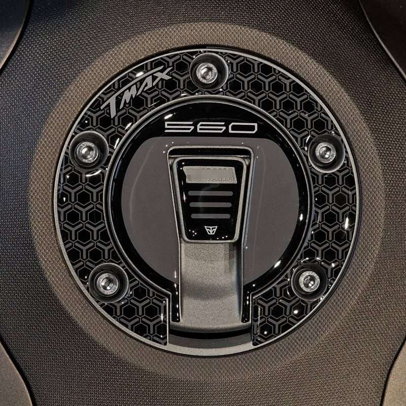 Pegatinas 3D Moto compatibles con Yamaha TMax 560 2025-2026 Tapon Deposito