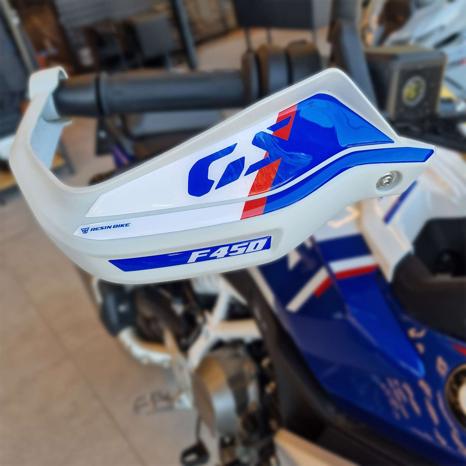 Adesivi 3D compatibili con BMW F 450 GS 2026 Trophy Protezione Paramani