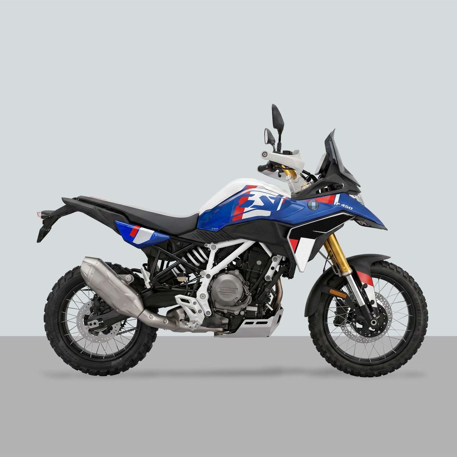 Kit Tank Basic Motorcycle Stickers 3D compatible with BMW F 450 GS 2026 Trophy - Image 2