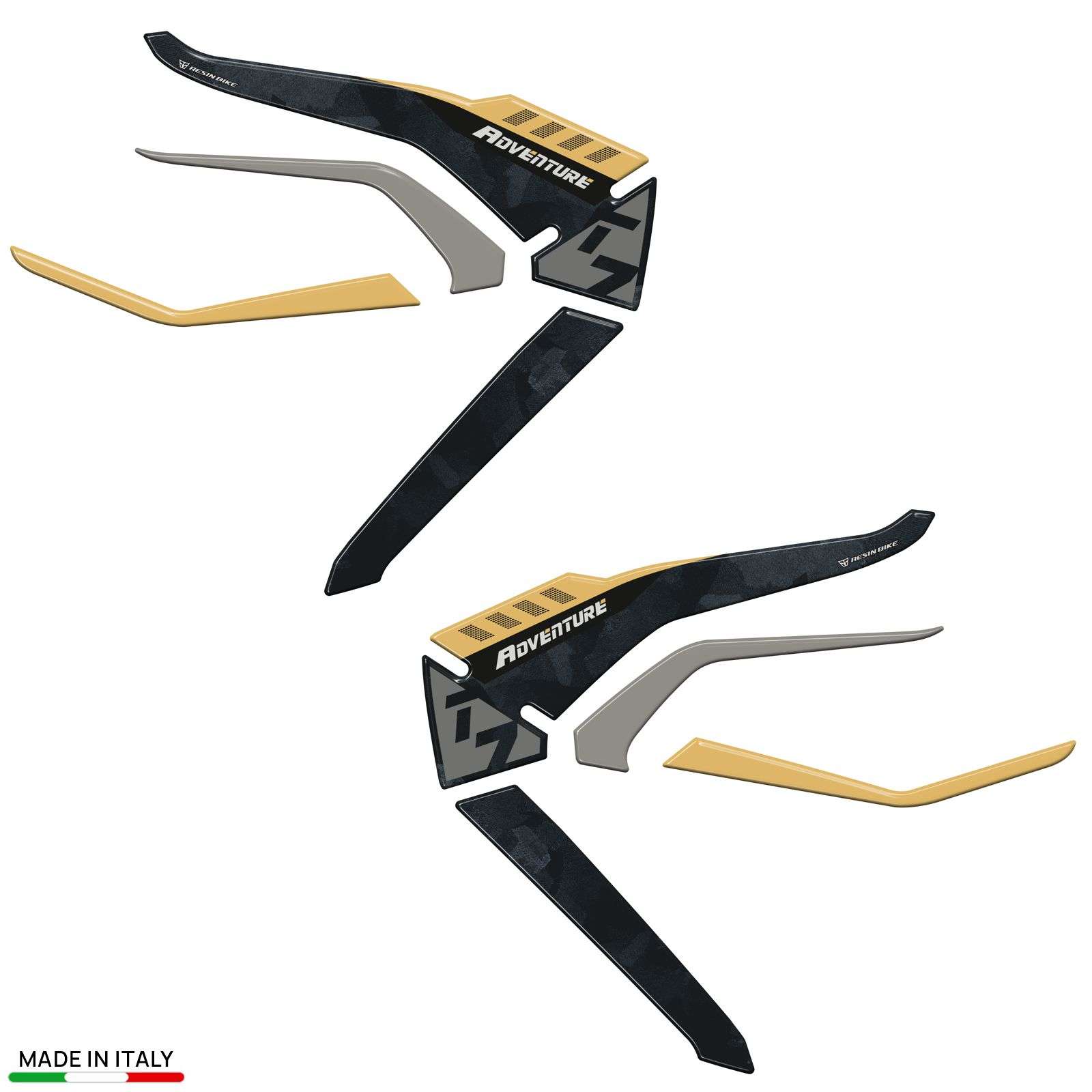 Adhesivos 3D Moto compatibles con Yamaha Tenere 700 2025-2026 Titanium Paramanos - Imagen 2