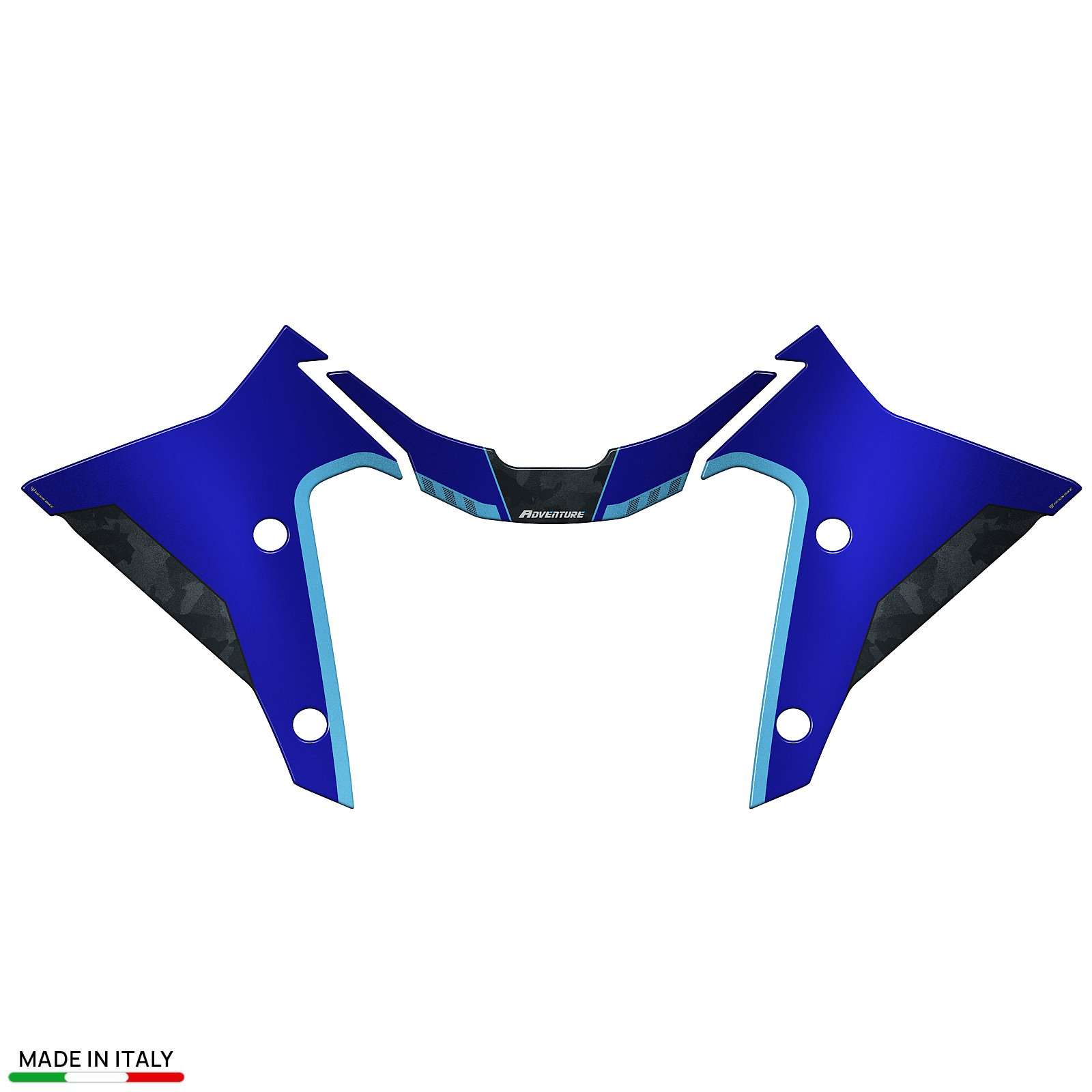 3D Stickers compatible with Yamaha Tenere 700 2025-2026 Blue Front Headlight Fairing - Image 2