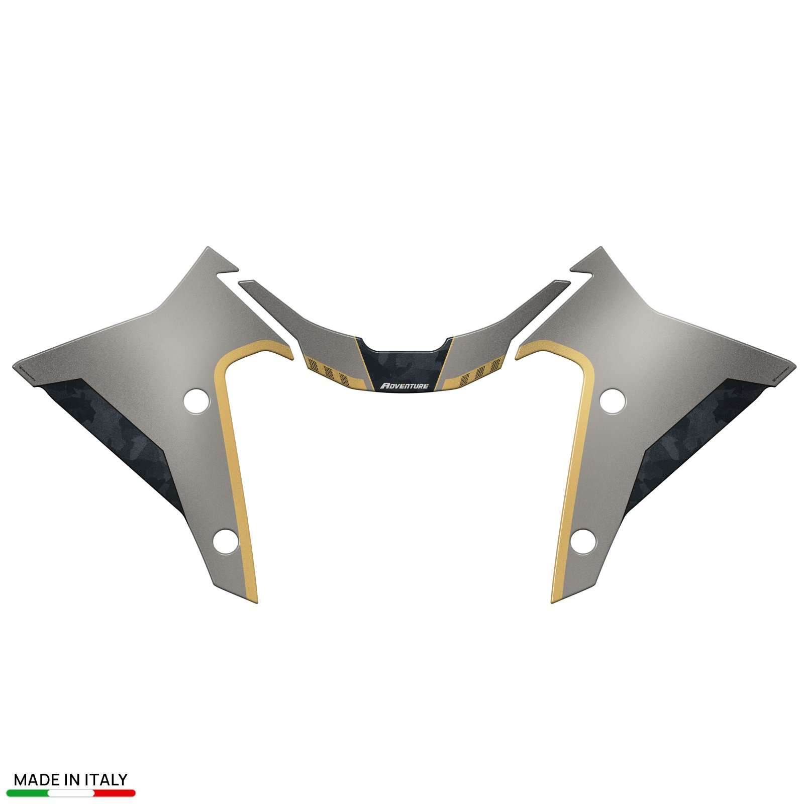 3D Stickers compatible with Yamaha Tenere 700 2025-2026 Titanium Front Headlight Fairing - Image 2
